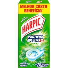 Pastilha Adesiva Pinho Harpic 2 em 1 9g