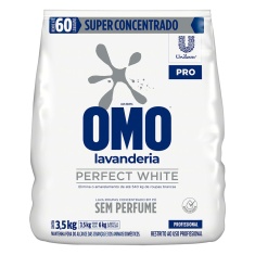Lava Roupa em Pó Sem Perfume Omo Bag PRO 3,5kg