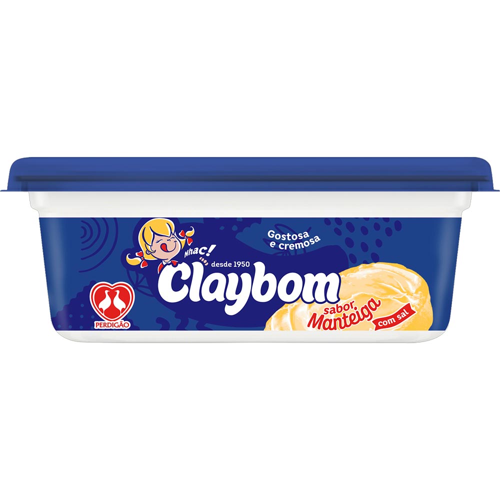Margarina com Sal Sabor Manteiga Claybom 250g