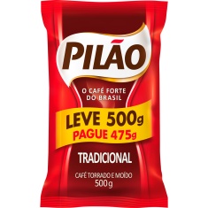 Café Tradicional Pilão Leve 500g Pague 475g