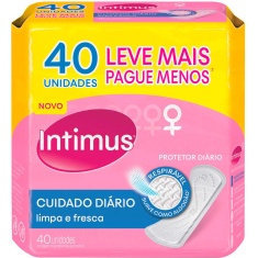 Protetor Diário Intimus Days sem Perfume L40P35un