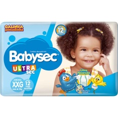Fralda Galinha Pintadinha Ultra Jumbinho XXG 12un Babysec